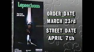 Leprechaun 1993 VHS Promo For Video Rental Stores