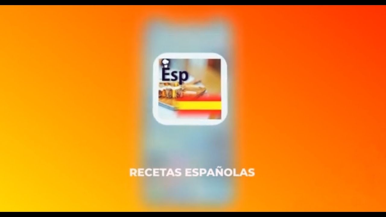 RECETAS DE COMIDA ESPAÑOLA + FÁCILES Y RÁPIDAS, APP GRATUITA.