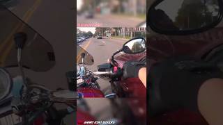 Another speeding biker&#39;s fault #roadrage #bike