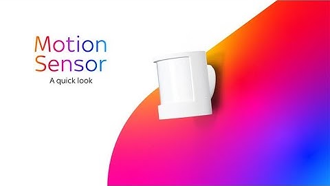 Motion Sensor - a quick look at Motion alerts and Auto-Arming