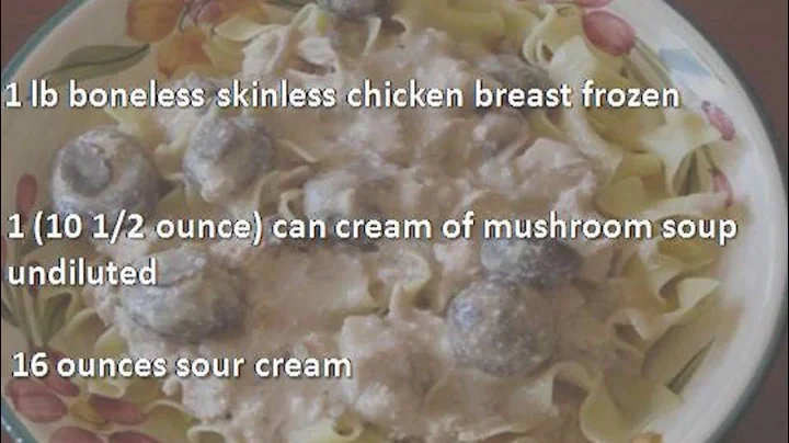 Crock Pot Chicken Stroganoff recipe