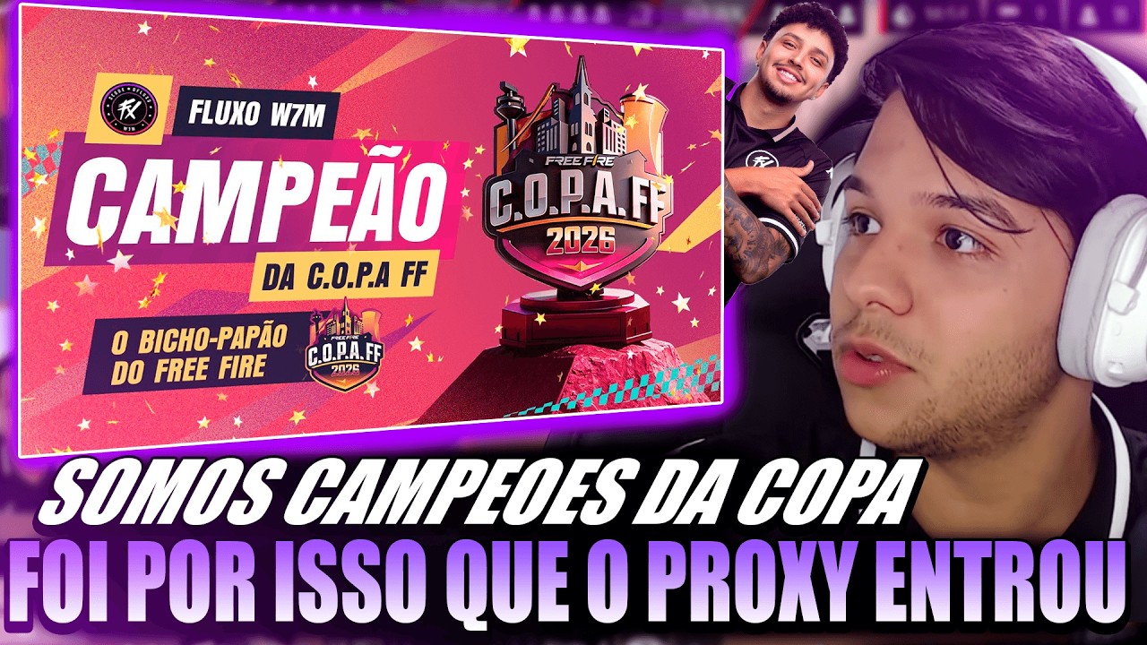 PROXY DECISIVO! BOPS ANALISA A FINAL DA COPA FF 2026 (FLUXO CAMPEÃO) 🏆