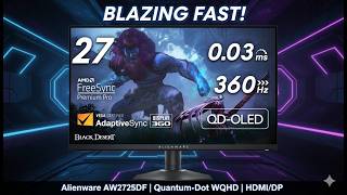 Alienware AW2725DF Review – 360Hz QD-OLED Gaming Beast!