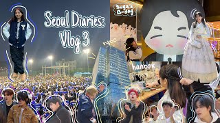 Seoul Diaries: 'Cheer Up' Yonsei vs. KU cheering event, Hanbok, HYBE, and T.A.N official