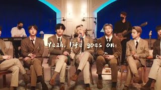 [ENG SUB]sneak peak of BTS LIFE GOES ON | MTV unplugged