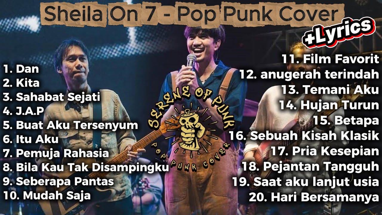 Top Hits SHEILA ON 7 Pop Punk Cover 🔥 Playlist Spotify Full Album Cover by Serene of Punk 🔥🤘