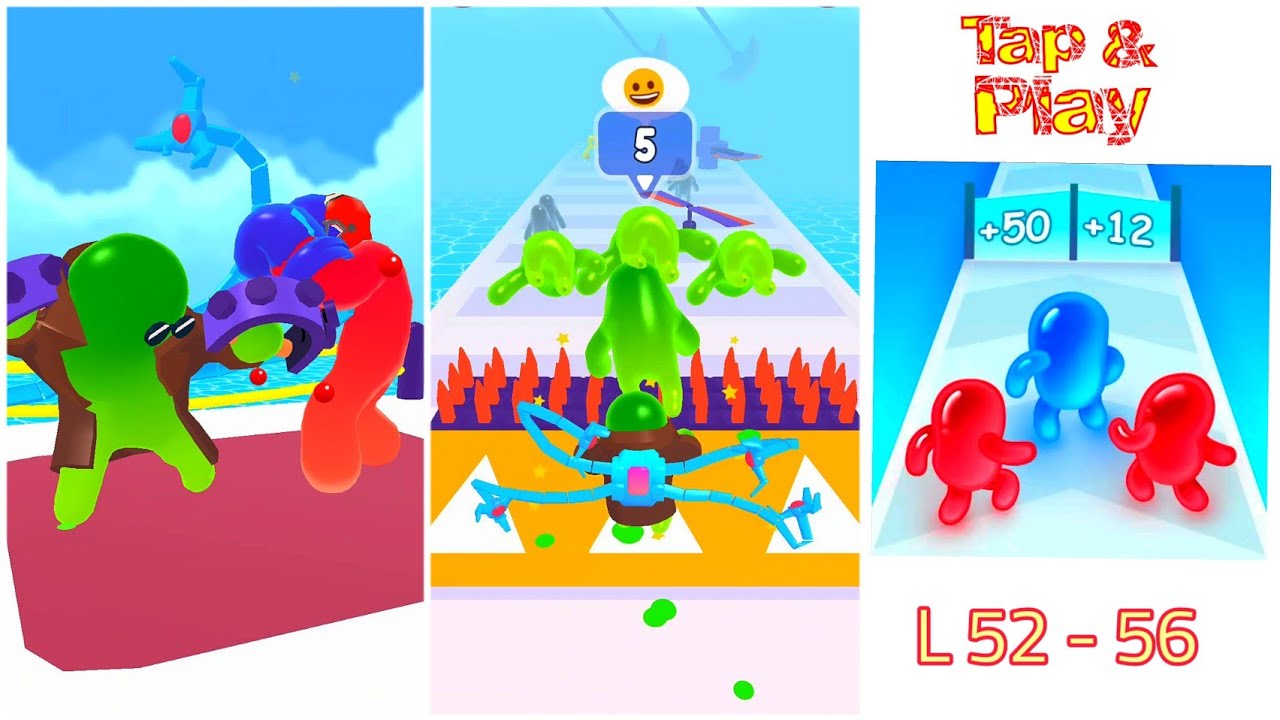 Join Blob Clash 3D Levels 52-56 Android Games, ios All Levels Unlock ...