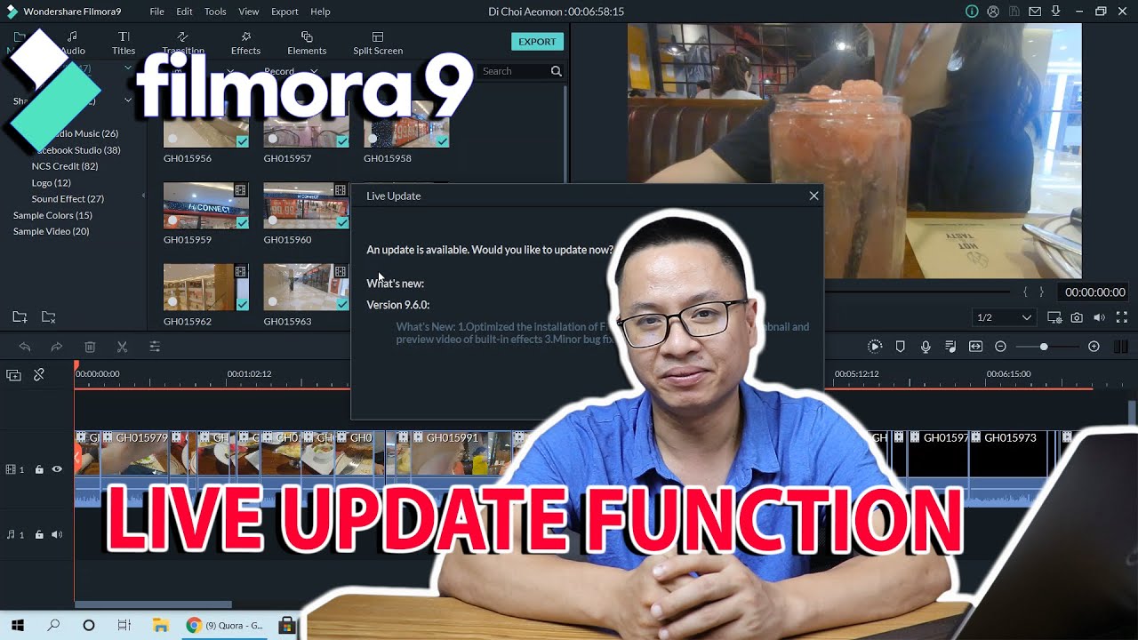 How to Update to the Latest Version of Filmora 9 - Filmora9.6 Live Update Function