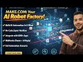 ابني أول نظام أوتوميشن بذكاء اصطناعي في 5 دقائق باستخدام Make.com 🚀