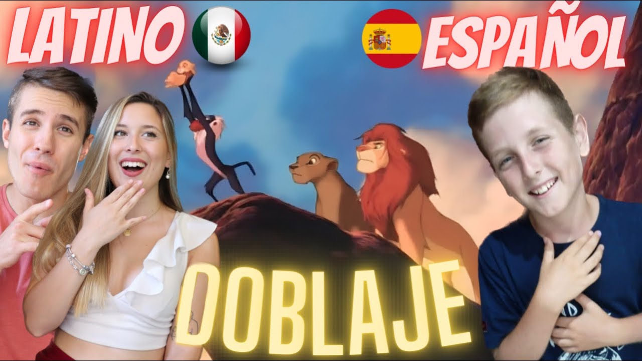 NIÑO FAN DE DISNEY REACCIONA a DOBLAJE LATINO vs ESPAÑOL 🇲🇽 por PRIMERA VEZ | PELICULAS DE DISNEY✨