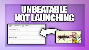 UNBEATABLE wont launch - how to fix not working or opening