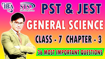 General Science  Class 7 | Chapter 3 | Reproduction in Plants | STBB Important Questions