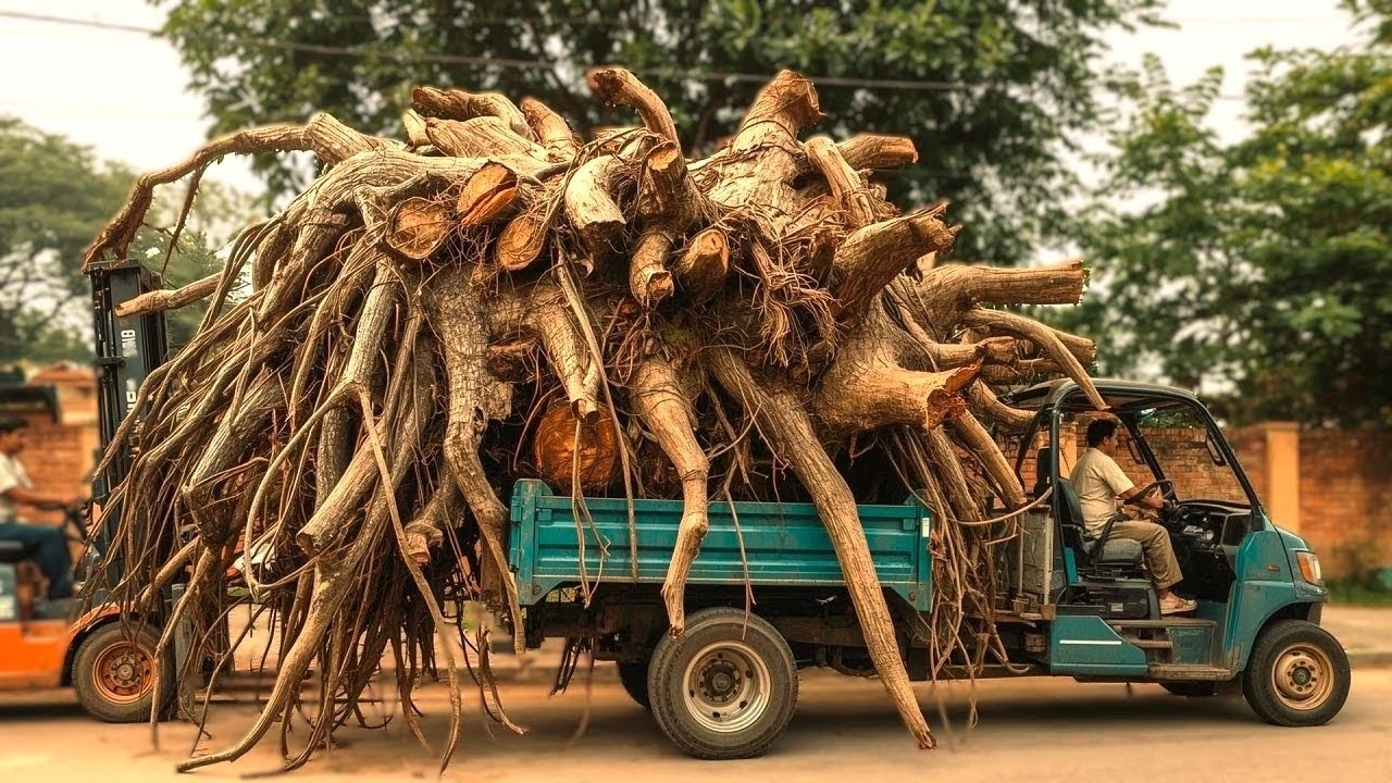 This Guy Cut Down a 100-Year-Old Tree Stump to Create a Table Worth Thousands of Dollars!