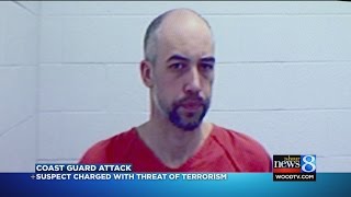 Man charged with ramming gate at Coast Guard station