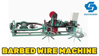 【NEXUS MACHINERY】Double Twisted Barbed Wire Making Machine