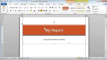CAT 10 Word Processing Office - 3 Using Templates