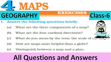 Class 6 Geography Chapter 4 exercises (MAPS)