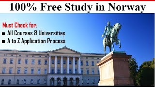 Free Study in Norway. নিজে নিজে, ঘরে বসে Apply করুন।