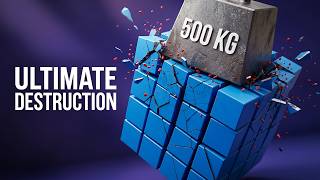 Can This Cube Survive the Impact | Insanely Satisfying Physics 3D Simulations