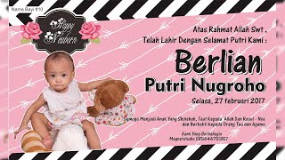 cara membuat desain kartu nama bayi baru lahir dengan corel draw