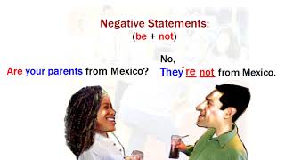 Intro, Unit 3 - Yes/No Questions and Negative Statements