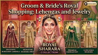 Royal Indian Bridal Makeover: Choosing The Ultimate Wedding Lehenga! 👰‍♀️✨ screenshot 3