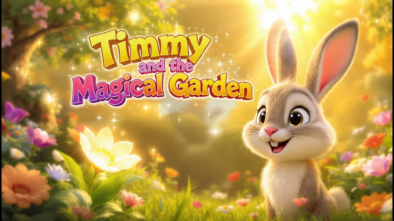 टिम्मी खरगोश और जादुई बगीचा "how Timmy rabbit found Magical Talking ...