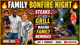 Simple Ohio Country Living | Bonfire, Steaks & Family