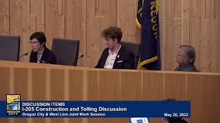 Joint Work Session with the City of West Linn  -   May 26, 2022