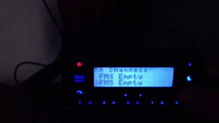 Showing off my new Sirius Radio