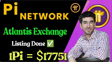 Boom 💥 Pi Network Atlantis Exchange Listing Confirm ✅ Now Start Buy & sell 🤩 1Pi = $17751 🤑🎉 #crypto