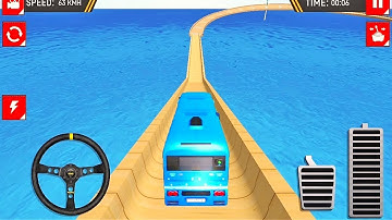 Impossible Offroad Bus Stunt Racing Game #2 - Bus Games - Bus Driving Game - Bus 3D Game