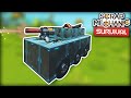 I Built a Micro Tank for Invading Warehouses! (Scrap Mechanic Survival Ep.23)