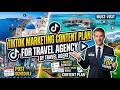 TikTok Marketing Content Plan For Travel Agency