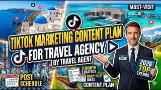 TikTok Marketing Content Plan For Travel Agency