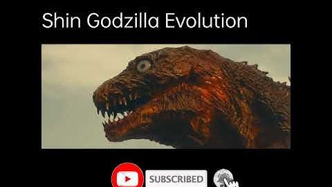 evolution of Shin Godzilla #evolution #shorts #shingodzilla