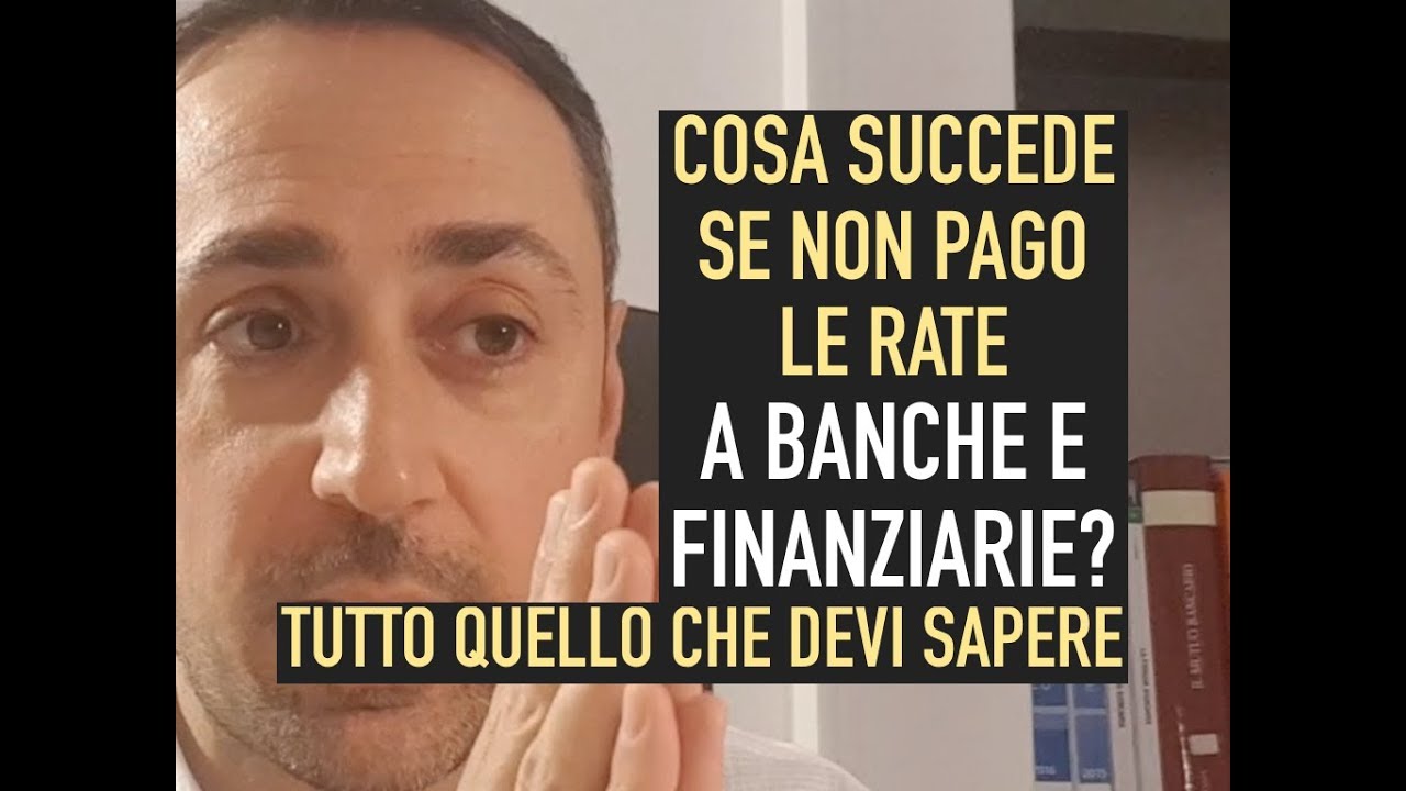 COSA SUCCEDE SE NON PAGO LE RATE A BANCA O FINANZIARIA? Recupero