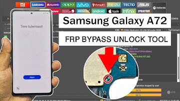 Samsung Galaxy A72 SM A725F FRP Bypass Unlock Tool Via Test Point