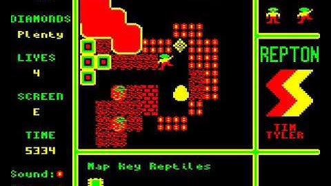 Repton on the Acorn Electron