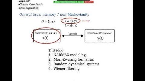 Data driven model reduction and the Koopman-Mori-Zwanzig formalism
