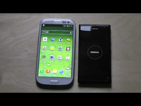 Samsung Galaxy S3 vs. Nokia N9 Boot Up Test First Hands-On Look