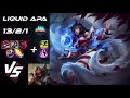 Team Liquid APA MID Ahri vs Zed - NA Challenger Patch 25.S2.2