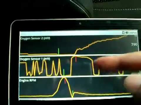 OBDKey OBD Bluetooth Adapter and Android Tablet Demonstration