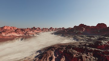 Fast procedural landscape by geometry nodes