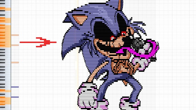 Pixilart - Faker sonic by tmduhe65