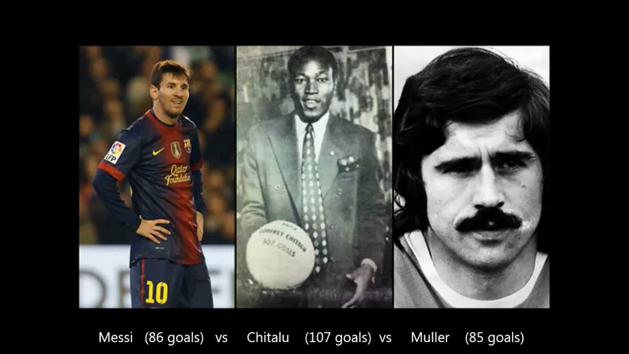 Godfrey Chitalu WORLD RECORD 116 official goals in 1972 YouTube