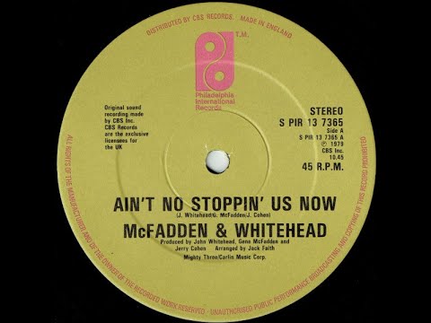 McFADDEN&WHITEHEAD/AIN’T NO STOPPIN’ US McFadden & Whitehead - Ain't No Stoppin' Us Now (Best of the