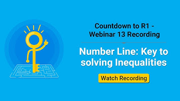 Webinar 13 - Number Line Method - the key to solving Inequalities - Session Recording