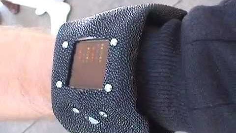 artfuture :: Maker Faire 2010 - Matthew Garten - Arduino Sensing Watches