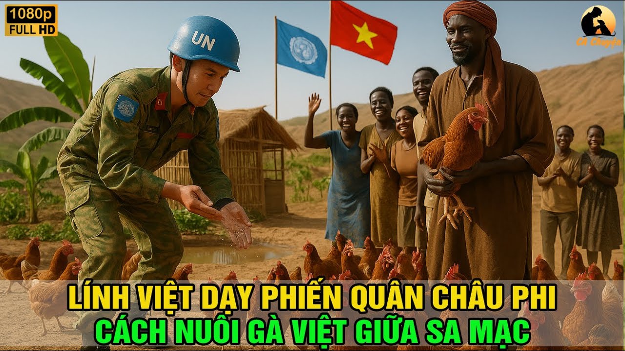 Liên Hợp Quốc Sửng Sốt: Lính Việt Dạy Phiến Quân Châu Phi Nuôi Gà Việt Sống Giữa Sa Mạc Nóng 50 Độ